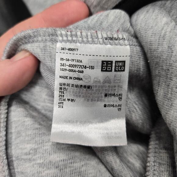 Uniqlo Men's Grey Zip Tech Hoodie Size XL - Picture 3 of 5